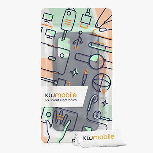 kwmobile Case Compatible with Samsung Galaxy A03s Case - Soft Slim Protective TPU Silicone Cover - Blueberry - color: blueberry