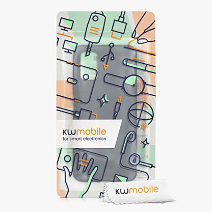 kwmobile Case Compatible with Samsung Galaxy A03s Case - Soft Slim Protective TPU Silicone Cover - Blueberry - color: blueberry
