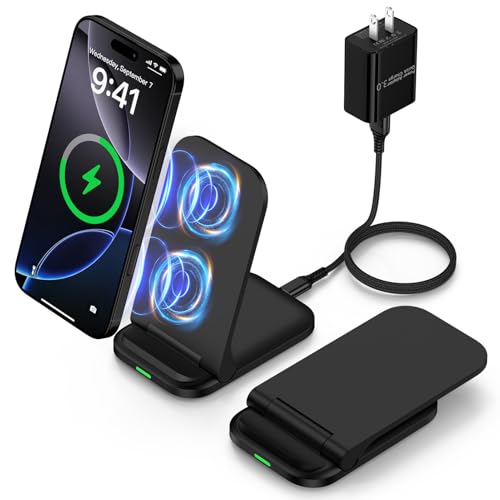 15W Wireless Charger Foldable for iPhone 18 Pro Max/17 Air/16 Pro Max/17e - size: Foldable-15W