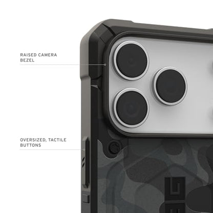 URBAN ARMOR GEAR UAG Designed for iPhone 17 Pro Case Pathfinder SE - Compatible with MagSafe Military Grade Protective Cover, Midnight Camo - color: Pathfinder SE - Midnight Camo