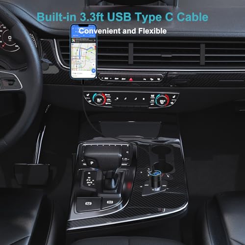 iPhone 17e 16e 17 Pro Max Fast Car Charger USB C for iPhone 17e/17 Pro/17 - color: Black