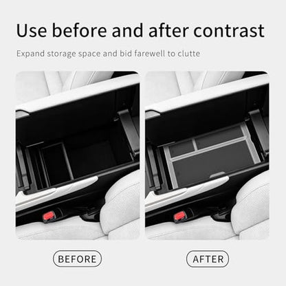 SMABEE Center Console Organizer for ES 350e/350h/500e 2026 Accessories - size: Armrest Storage Box