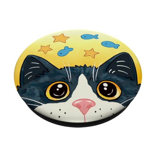 PopSockets Phone Grip – Cat PopSocket - Boss The Cat PopSockets Adhesive PopGrip - style: Adhesive PopGrip