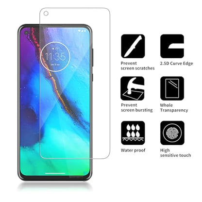 4 Pack Glass Screen Protector Compatible for Motorola Moto G Stylus (2020) / XT2043 [9H Hardness]-HD Screen Tempered Glass, Scratch Resistant,Easy Install [Case Friendly] - size: Moto G Stylus (2020)