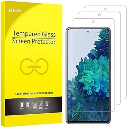 JETech Screen Protector for Samsung Galaxy S20 FE, 3-Pack | HD Clear, 9H Tempered Glass Film, Anti-Scratch Glass - size: Galaxy S20 FE
