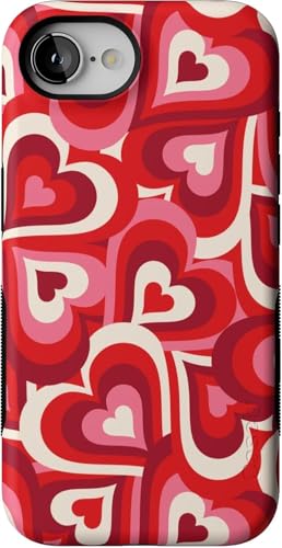 Casely iPhone 16e Case | Love Song Remix | Ombre Hearts | Bold Protective Design | Compatible with MagSafe - color: Love Song Remix | Ombre Hearts