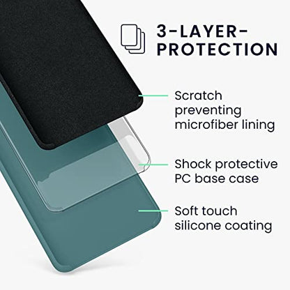 kwmobile Case Compatible with Google Pixel 7 Pro Case - TPU Silicone Phone Cover with Soft Finish - Arctic Night - color: Arctic Night, size: Pixel 7 Pro