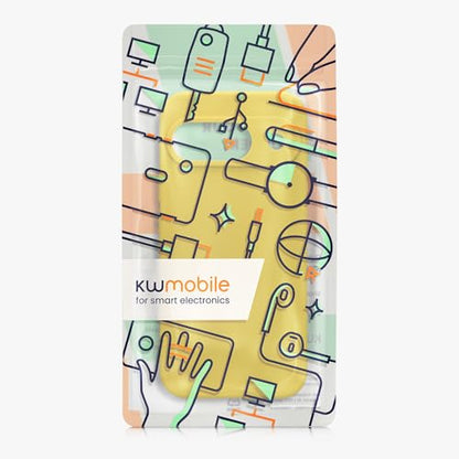 kwmobile Case Compatible with Google Pixel 9 Case - Protective Slim TPU Phone Cover - Soft Matte Finish - Radiant Yellow - color: Radiant Yellow, size: Pixel 9
