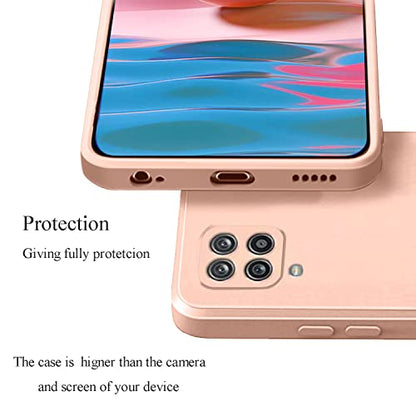 Soft Silicone Protective Case for Samsung A42 5G (Pink) | Matte Soft Touch for Samsung Galaxy A42 5G Phone Case Silicone Slim Cute Anti-Fingerprint Elegant Cover Shockproof Aesthetic - color: Pink