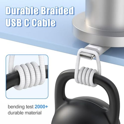 USB C to USB C Cable [MFI Certified] 60W iPhone 17 16 15 Charger Cord,