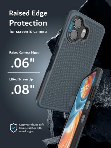 TUDIA MergeGrip Magsafe Compatible for TCL NXTPAPER 70 Pro Case | Military Grade Drop Tested Dual-Layer Protection - Midnight Blue - color: Midnight Blue