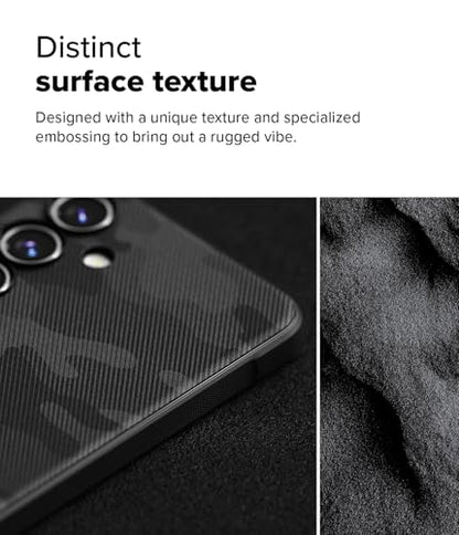 Ringke Onyx [Compatible with MagSafe] Compatible with Samsung Galaxy S24 FE Case, Anti-Fingerprint Technology Prevents Oily Smudges Enhanced Grip Precise Cutouts for Camera - Magnetic Camo Black - color: Magnetic Camo Black, size: Galaxy S24 FE