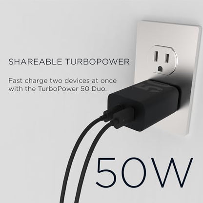Motorola TurboPower 50W Share Charger + 3.3ft Cable - size: 50W