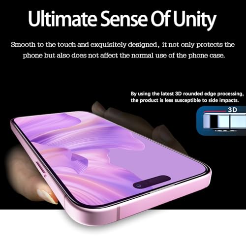 MAYtobe [2-Pack Screen Protector for iPhone 17 Eye Care Tempered Glass - size: iPhone 17