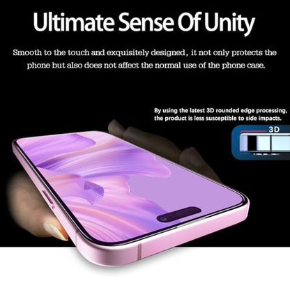 MAYtobe [2-Pack Screen Protector for iPhone 17 Eye Care Tempered Glass - size: iPhone 17