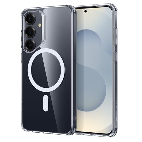 ESR for Samsung Galaxy S25 Plus Phone Case, Compatible with MagSafe, Magnetic Case for S25+ Plus, Military-Grade Protection, Yellowing Resistant, Classic Series, Clear - color: Clear, size: S25 Plus(6.7 inch)