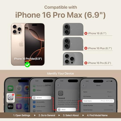 MAGEASY Pouch MagSafe Crossbody Wallet Phone Case for iPhone 16 Pro Max - Removable Wallet with Strap, 16ft Drop Protection, Card Holder & Coin Pocket Magnetic Purse Compatible with MagSafe (Black) - color: Black, size: iPhone 16 Pro Max