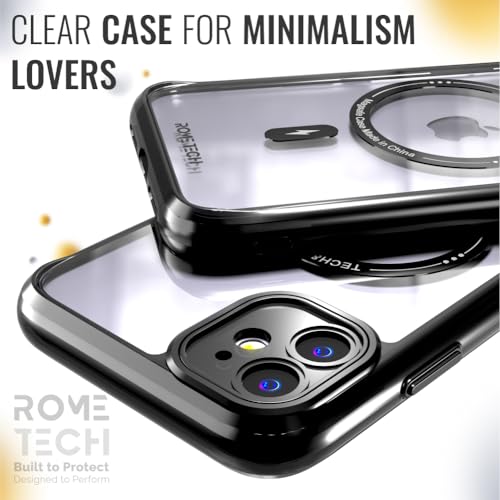 Rome Tech Clear Case Compatible with MagSafe for iPhone 11 6.1" (2019) - Slim and Rugged Fit Thin Shockproof Case Compatible with Magsafe Devices - Clarity - style: iPhone 11