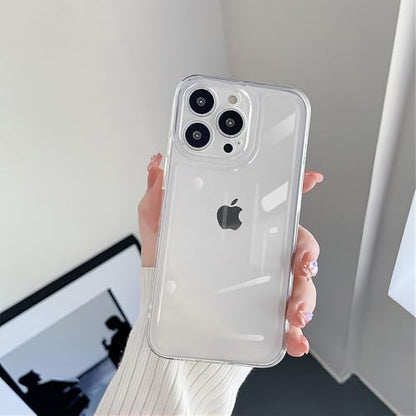 Designed for iPhone Case,Premium Sleek Crystal Clear,Anti-Yellowing Anti-Scratch Full Body Protection,Soft TPU Transparent Ultra Thin Slim Shockproof Phone Case (iPhone 12 Pro,Clear) - size: iPhone 12 Pro