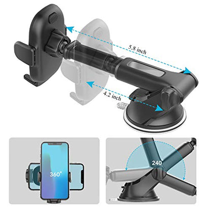 OQTIQ Replacement Suction Cup Mount for 17.2mm Ball Joint, with Pad Disc