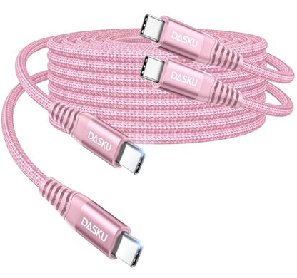 USB C to C Cable 3FT, USB C Cable Fast Charging 60W, USB C to USB C Cable - color: Pink, size: 3FT, style: USB C to USB C