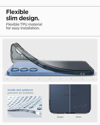 Spigen Liquid Crystal Designed for Galaxy S25 Case (2025) [Anti-Yellowing], [Military-Grade Protection] - Space Crystal - color: Space Crystal, size: 6.3in (Galaxy S25)