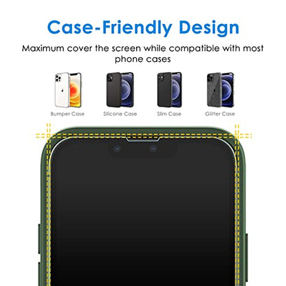 JETech One Touch Screen Protector for iPhone 13/13 Pro/17e, 2-Pack - size: iPhone 13/13 Pro/17e