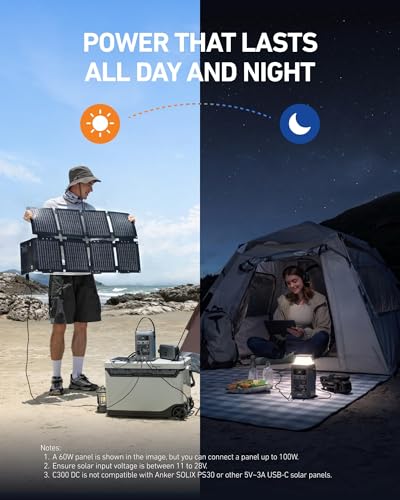 Anker SOLIX C300 DC Portable Power Station with Protective Bag, 288Wh, 300W - style: C300 DC + Protective Bag