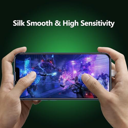 Pokolan Privacy Screen Protector for iPhone 13 Pro Tempered Glass Film - size: iPhone 13 Pro
