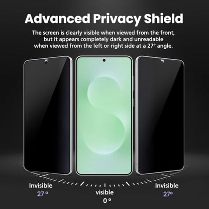 2-Pack Privacy Screen Protector for Samsung Galaxy S20 Ultra, Full Glue Soft PET+EPU Film, Support Fingerprint ID Unlock, Anti-Spy, Anti-Peep, Self-Healing, Easy Installation with Alignment Jig - size: Galaxy S20 Ultra