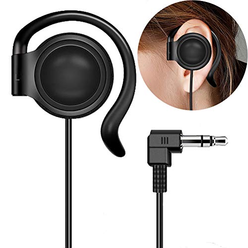 EXMAX 3.5mm Single Side Earphone Earbud One Ear Headphone for EXD-101 ATG-100T ELGT-470 Wireless Tour Guide System Receiver Touring Groups Radio Podcast Laptop MP3/4 Tablet PC Skype YouTube (Left) - color: Left