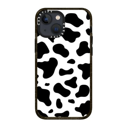 CASETiFY for iPhone 13 Mini Case - Impact Cow Print | Slim Fit | 6.6 ft. Drop Protection | COW PRINT | Black - color: COW PRINT, size: Iphone 13 Mini (5.4")