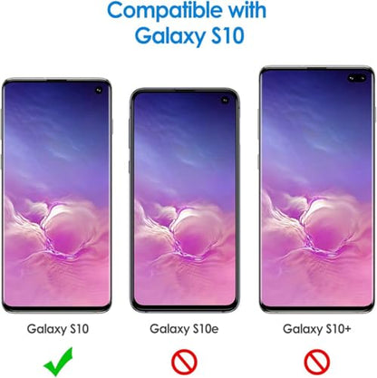YZB Magnetic for Samsung Galaxy S10 Case, Clear | Compatible with MagSafe | Slim Fit Lightweight Shockproof, Military-Grade Protection, Yellowing Resistant Scratch-Resistant Back - color: Crystal Clear, size: Galaxy S10