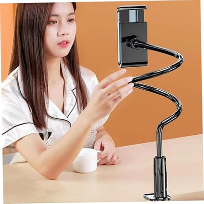 Gooseneck Phone Holder, 360° Flexible Phone Holder with 32 Inch Long Arm and Clamp for Bed, Desk|Fire Extinguisher Mounts Brackets