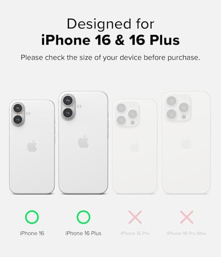 Ringke for iPhone 16/16 Plus Camera Lens Protector [2 Pack] - size: iPhone 16 / iPhone 16 Plus