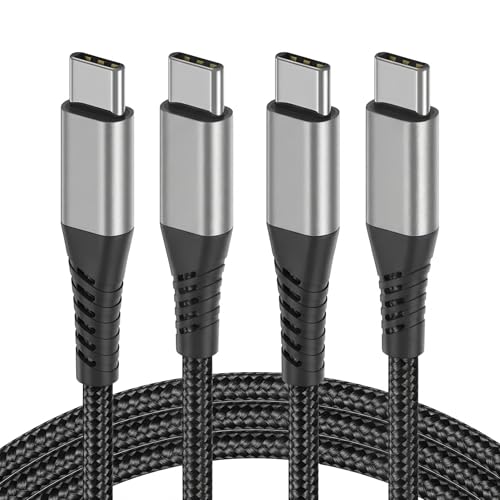 USB C to USB C Cable 3FT, 2 Pack 60W/3A USB C to C Fast Charging Cord - size: 3 Feet, style: USB C to USB C
