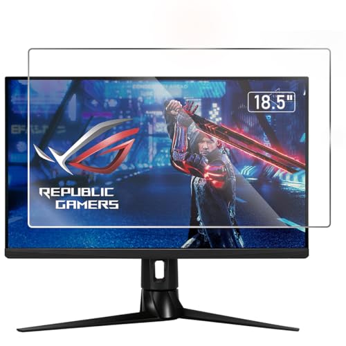 2 Pack 18.5 Inch Monitor Anti Glare Screen Protector Fit Diagonal 18.5" Desktop Standard or Curved Monitor 16:9 Widescreen, Reduce Glare and Eyes Strain, Anti Fingerprint (16.14" W x 9.09" H) - size: 18.5 inch