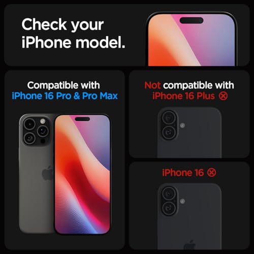 Spigen Camera Lens Protector for iPhone 16 Pro Max,16 Pro - Desert Titanium - color: Desert Titanium