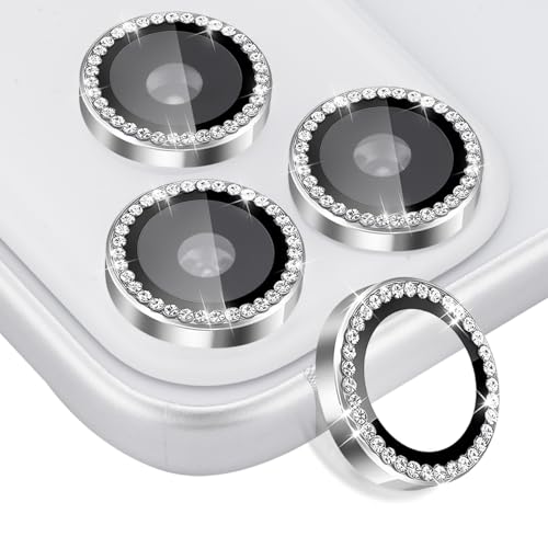 Camera Lens Protector for iPhone 17 Pro/17 Pro Max, Diamond Silver - color: Diamond Silver