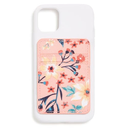 Adhesive Phone Wallet Stick On - color: Paradise Bright Coral