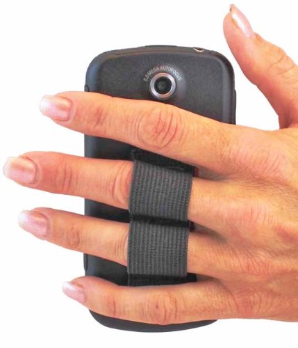 LAZY-HANDS 2-Loop Phone Grip - XL - Black - color: Black - XL
