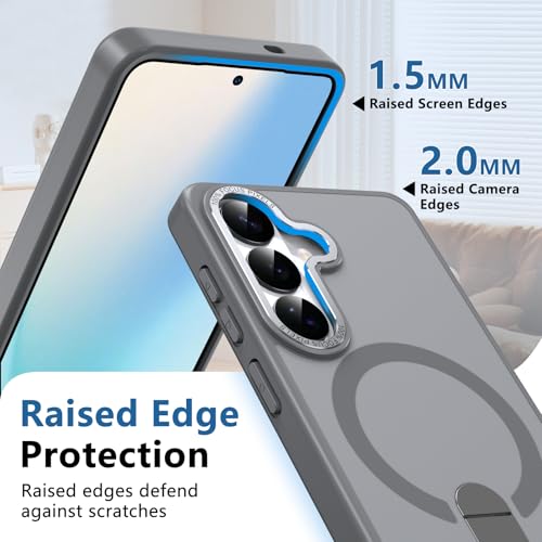for Galaxy-S26 Case, Slim Fit & Semi-Transparent Matte, Gray - color: Gray, size: Galaxy S26 6.3"