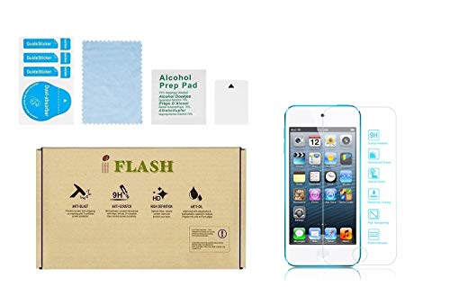 IFLASH (2 Pack) iPod Touch 7/6/5 Glass Screen Protector, for Apple New iPod Touch (7th Gen 2019 Released, 6th and 5th Generation) Tempered Glass Screen Protector, Anti Scratch, Bubble Free - color: iPod Touch 5th/6th Generation