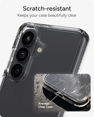 ZAGG Crystal Palace Samsung Galaxy S26 Case with Kickstand - Clear, 13ft Drop Protection, Graphene Reinforced, Crystal Clear Anti-Yellowing Slim Protective Cover - size: Samsung Galaxy S26, style: Without Snap