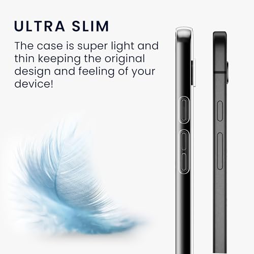 kwmobile Case Compatible with Google Pixel 9a - Clear Case Soft Slim Flexible Protective TPU Phone Cover - Transparent - size: Pixel 9a