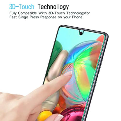 KAREEN 2 Pack Screen Protector for Samsung Galaxy A71, A71 5G, A71 5G UW - size: [Regular]Samsung A71