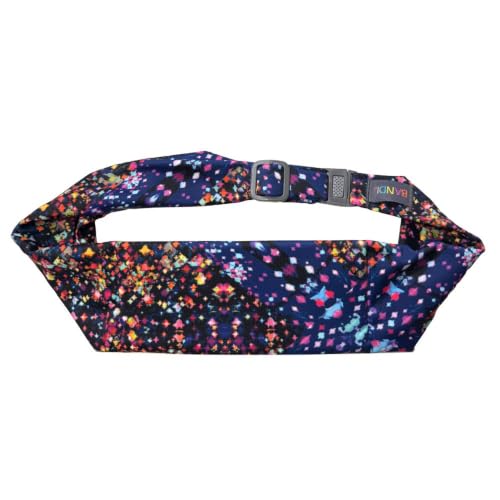 BANDI Running Belt for Women & Men – USA Made No-Bounce Adjustable Waist Pack & Secure Fanny Pack – Fits All Phones, Gels & Essentials – Zipper-Free, Medical Device Friendly - color: Lumi