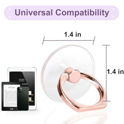 4 Pack Jsoerpay Cell Phone Ring Holder, 2 Silver+2 Rose Gold - color: Silver 2+Rose Gold 2