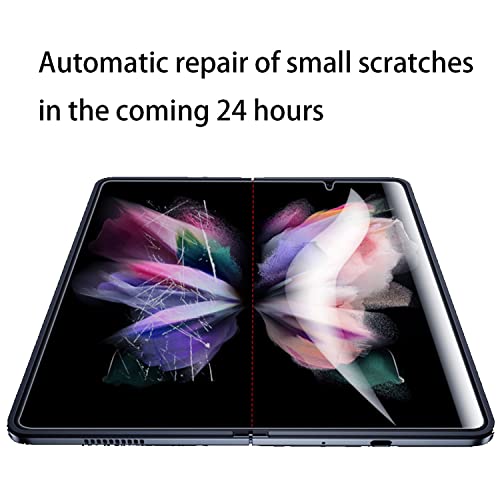 Anti-Spy Anti-Glare Screen Protector Suit for Samsung Galaxy Z Fold 4 5G 2022, Privacy Outer Inner Matte Soft Anti-Scratch Film Anti-Peeping - size: for Z Fold 4