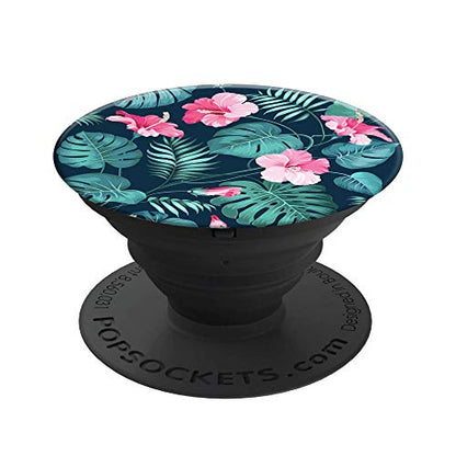 PopSockets: Collapsible Grip & Stand for Phones and Tablets - Hibiscus - color: Hibiscus